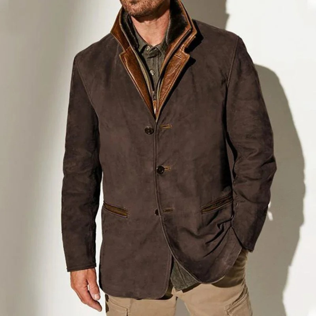 Veste vintage élégante confort polyvalente allure sobre homme – Clamecy