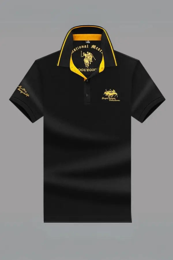 Polo léger à manches courtes en tissu respirant coupe régulière homme – Sauternes