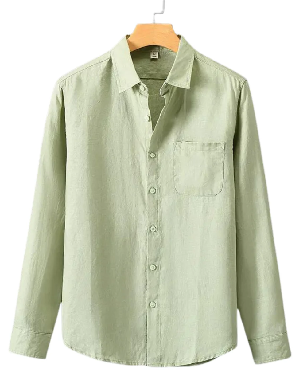 Chemise légère aspect lin décontractée