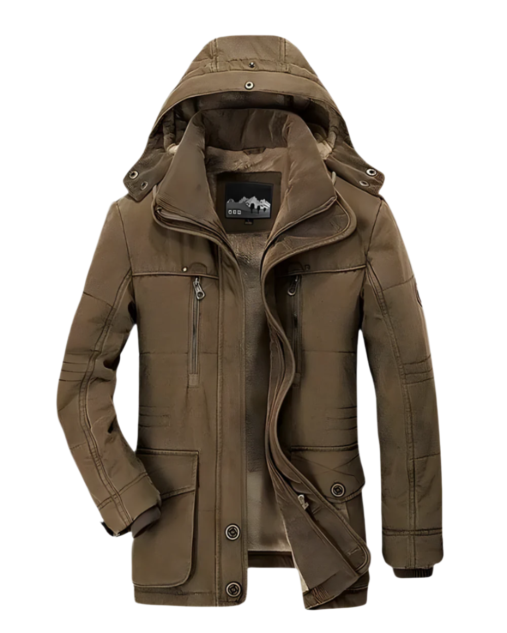 Veste rembourrée zippée coupe ajustée