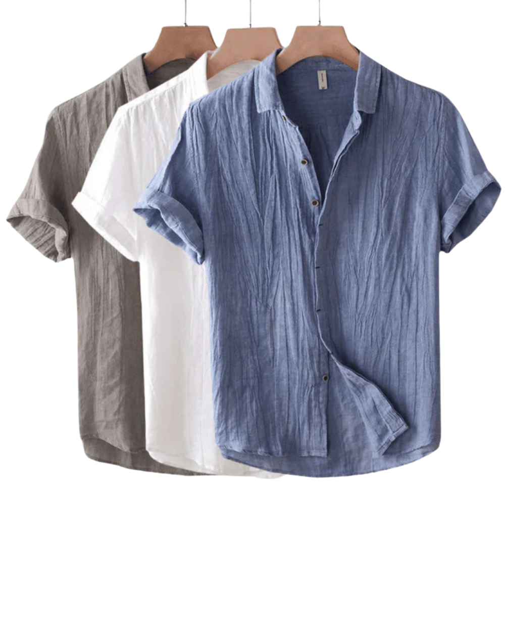 Chemise d'été de luxe en lin respirante pour grandes chaleurs homme – Plancoët