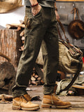 Pantalon utilitaire en coton coupe confortable liberté de mouvement homme – Ambarès