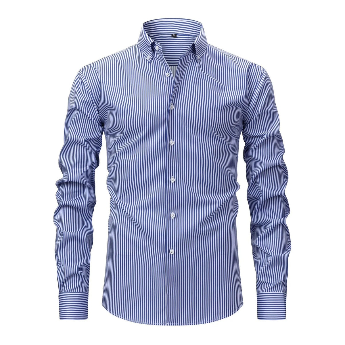 Chemise à rayures verticales coupe ajustée