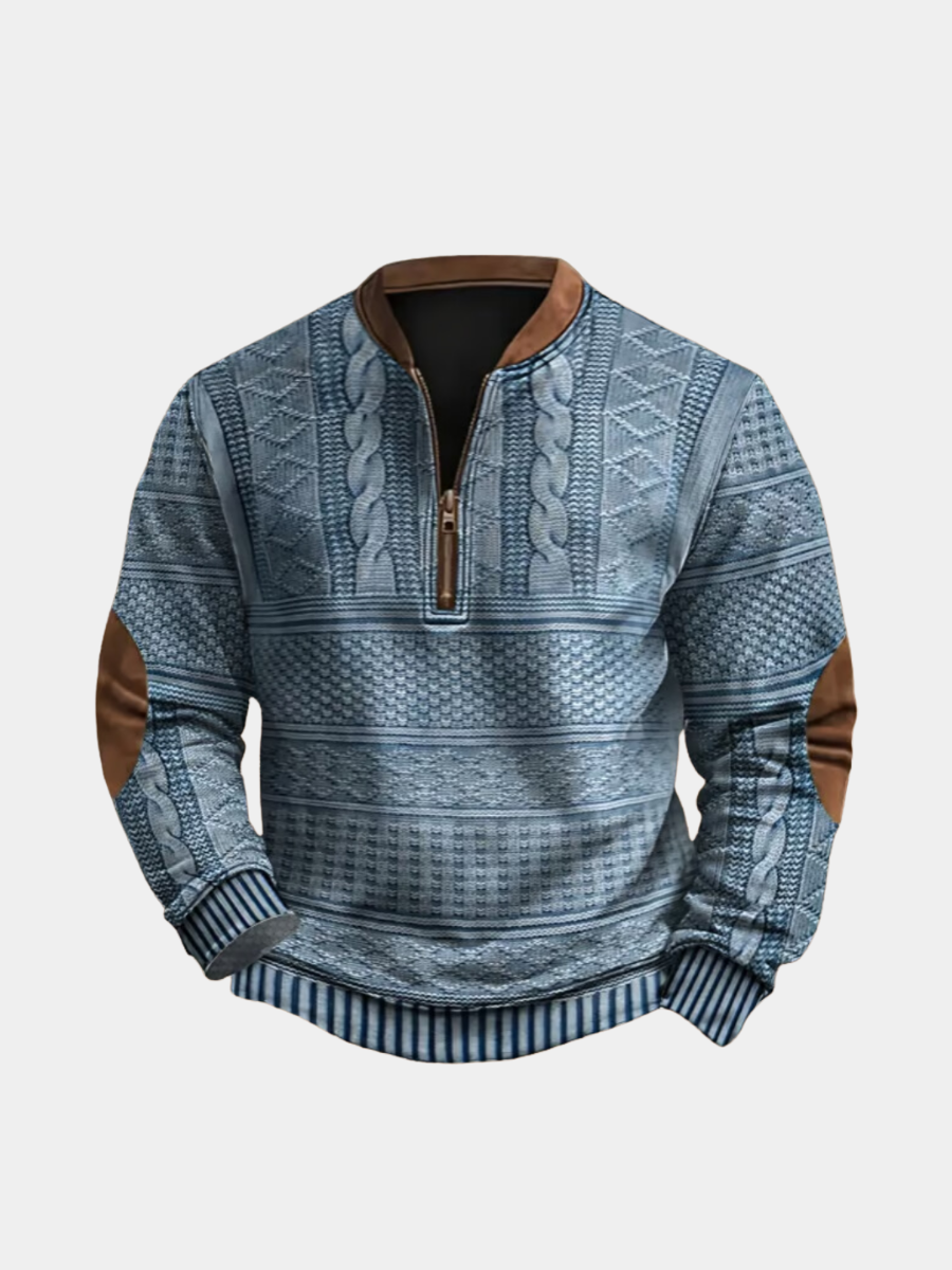 Polo d'automne élégant manches longues au style intemporel homme – Lowendal
