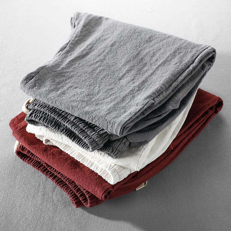 Pantalon en lin coupe décontractée au chic discret homme – Mandelieu