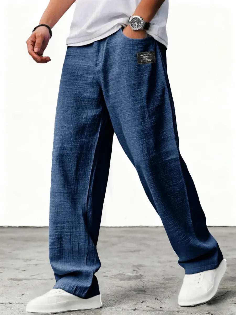 Pantalon fluide à jambe large