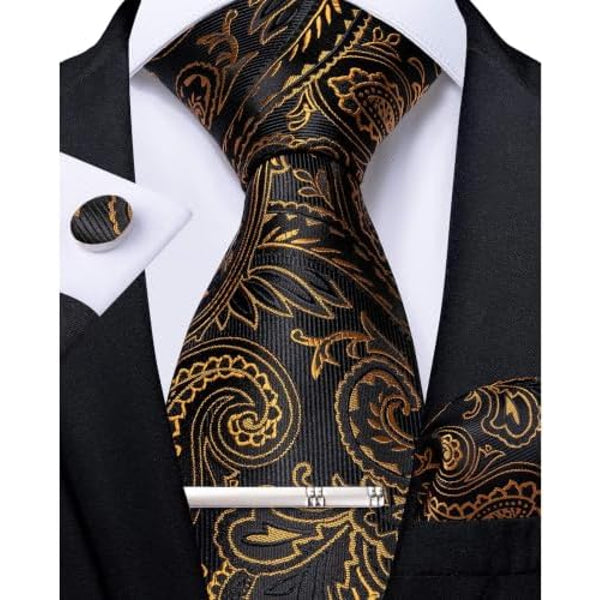 Set de cravates paisley cérémonie au style intemporel homme – Vaison