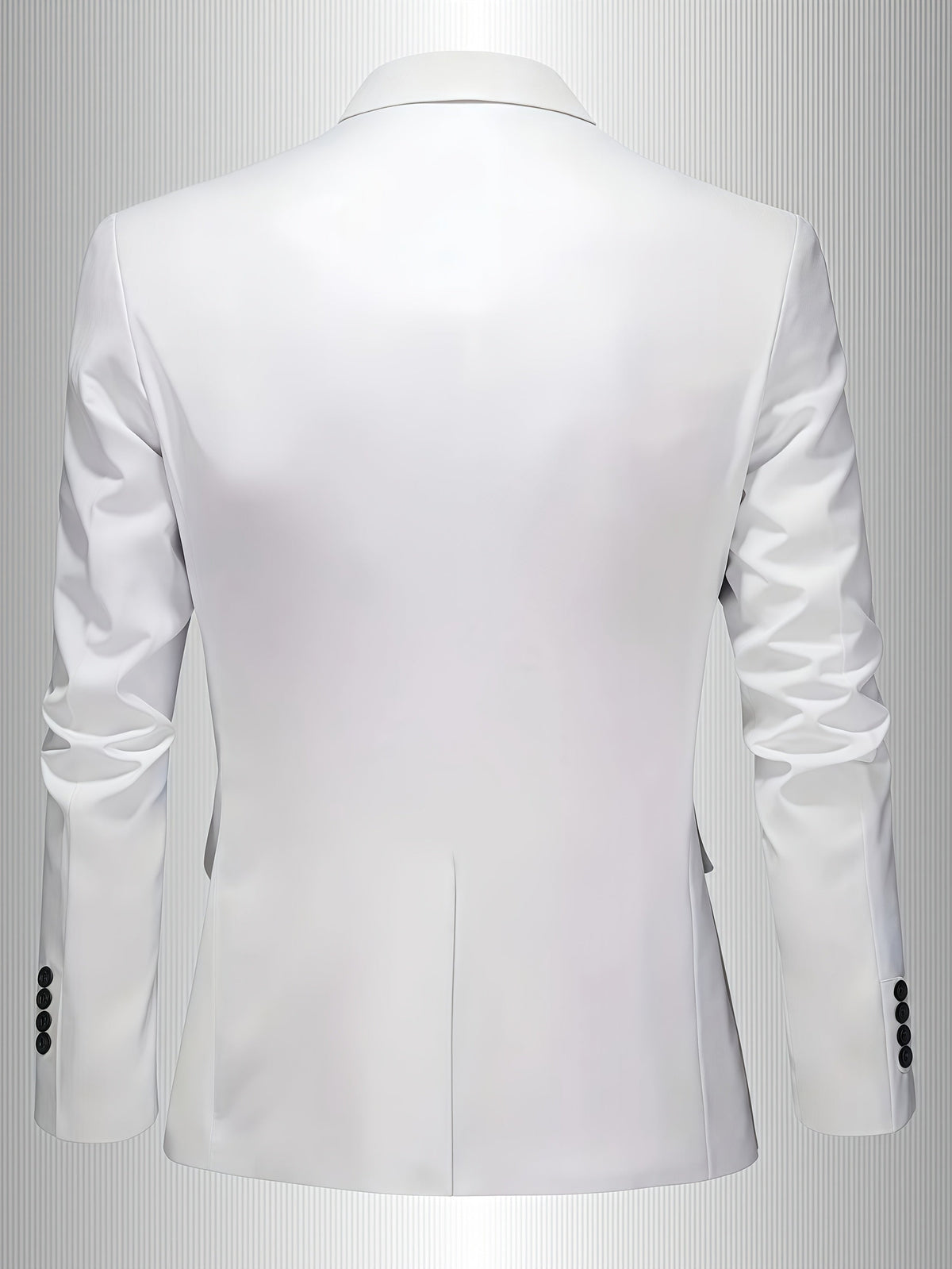 Blazer uni coupe ajustée à col revers