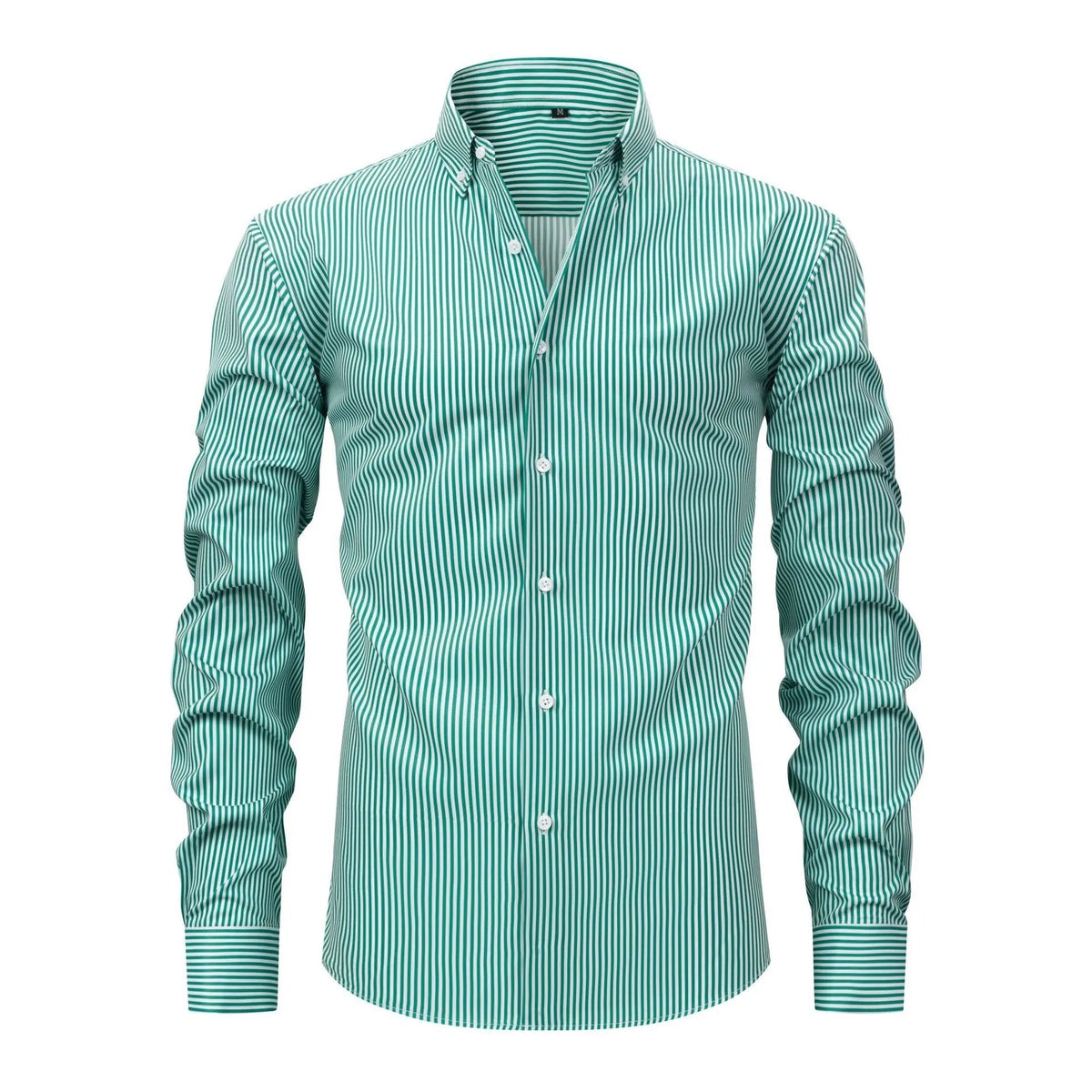 Chemise à rayures verticales coupe ajustée