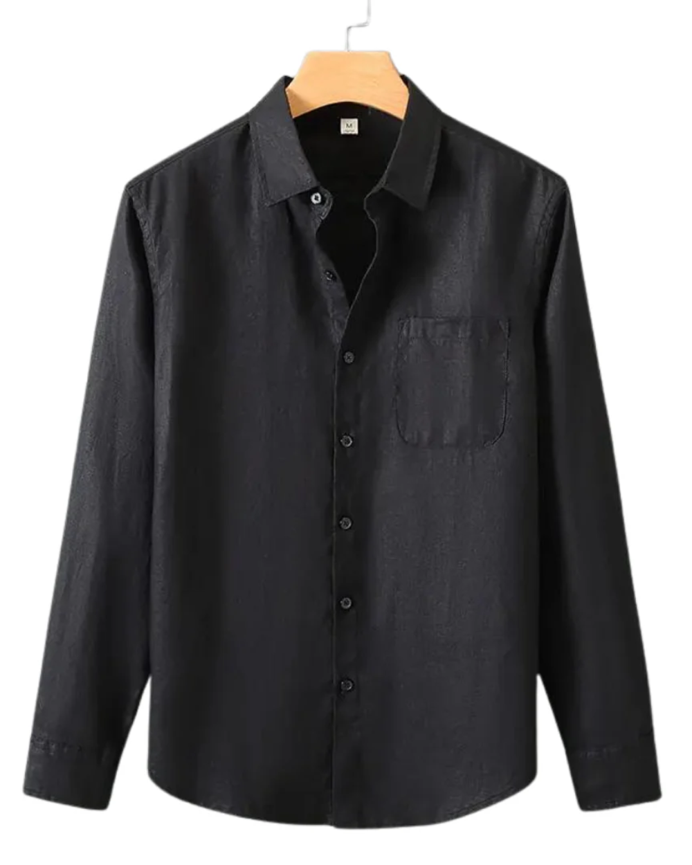 Chemise légère aspect lin décontractée