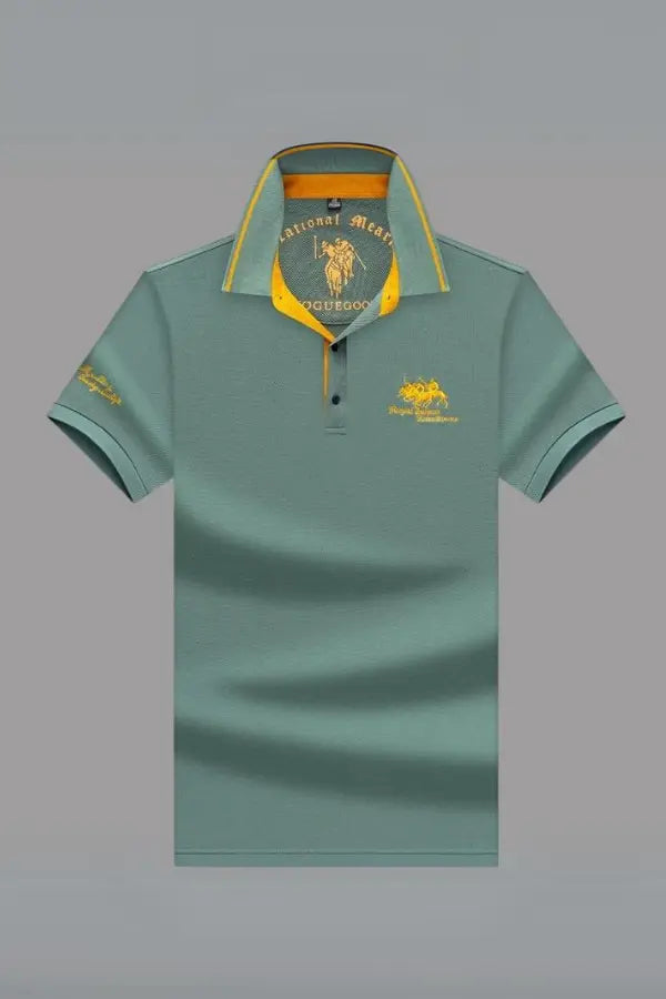 Polo léger à manches courtes en tissu respirant coupe régulière homme – Sauternes