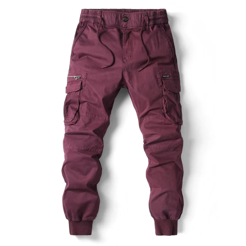 Pantalon jogger cargo à poches utilitaires bas resserrés homme – Beuvron