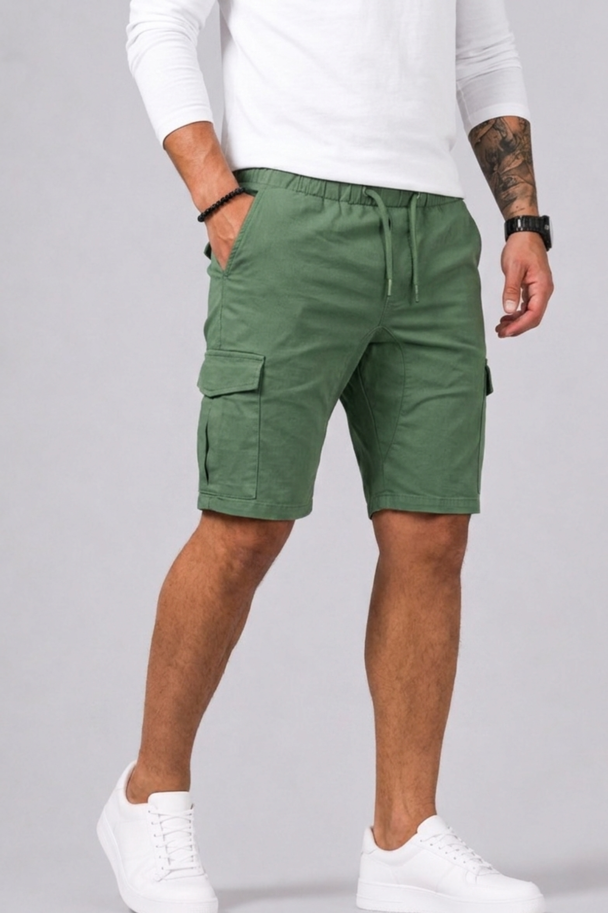 Short cargo coupe droite poches multiples pour l'été homme – Livarot