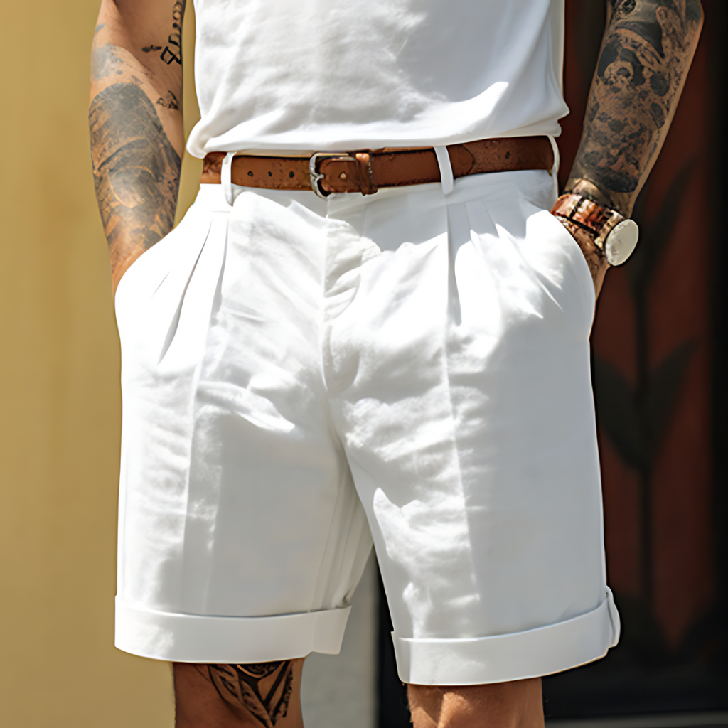 Short taillé coupe structurée longueur mi-cuisse pour l'été homme – Loctudy