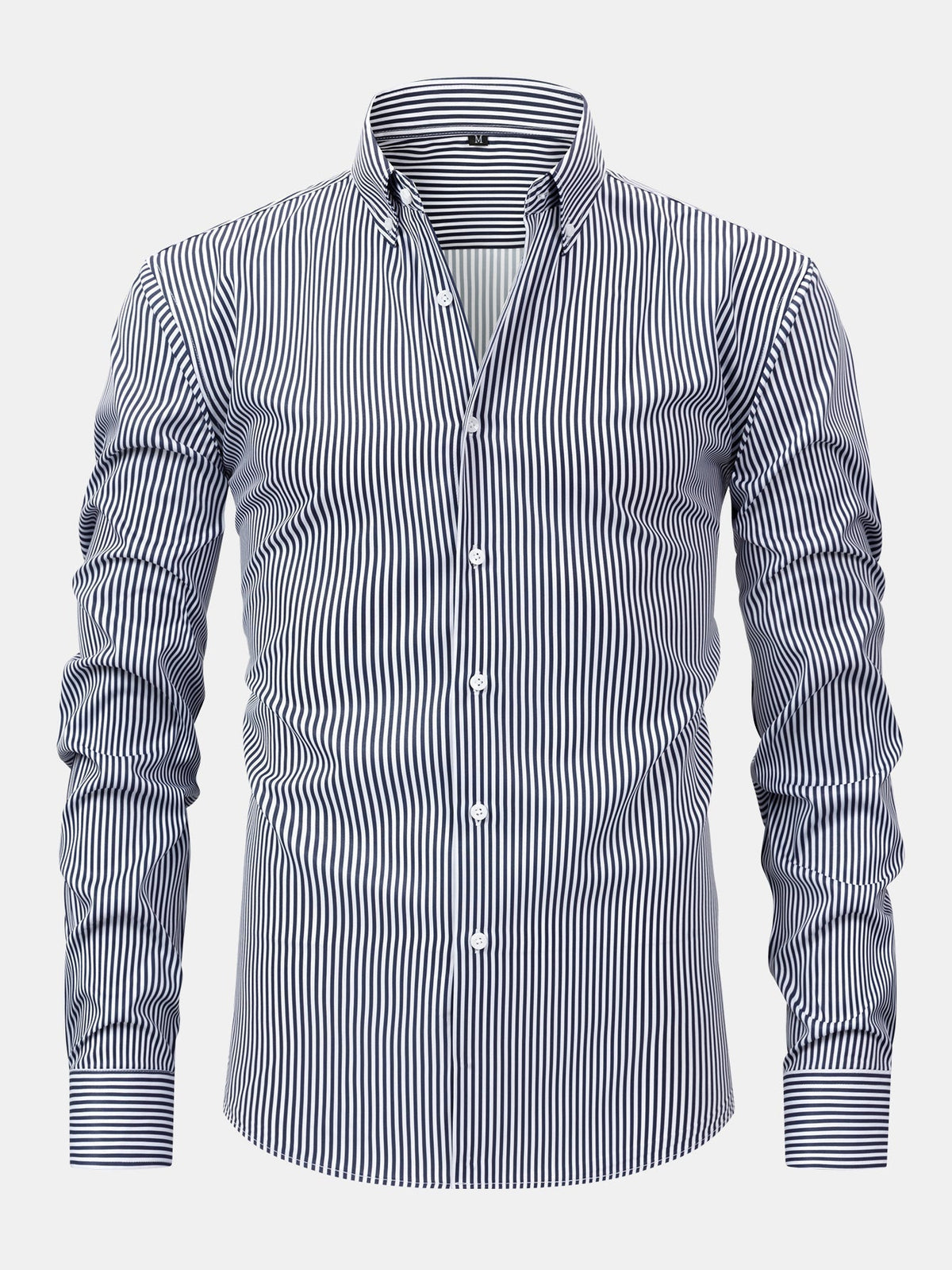 Ensemble chemise rayée et pantalon slim