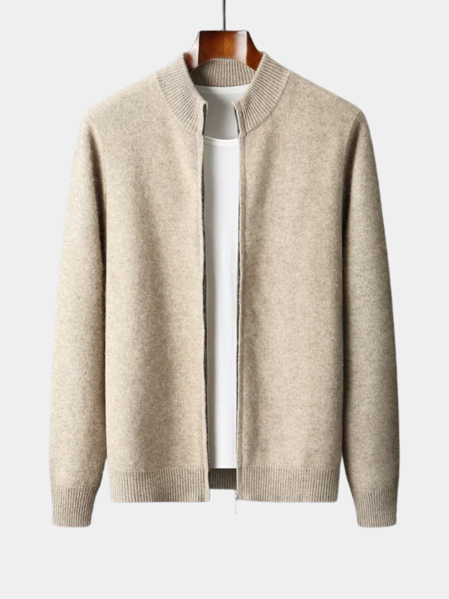 Gilet de luxe en laine de cachemire coupe soignée premium homme – Lanildut