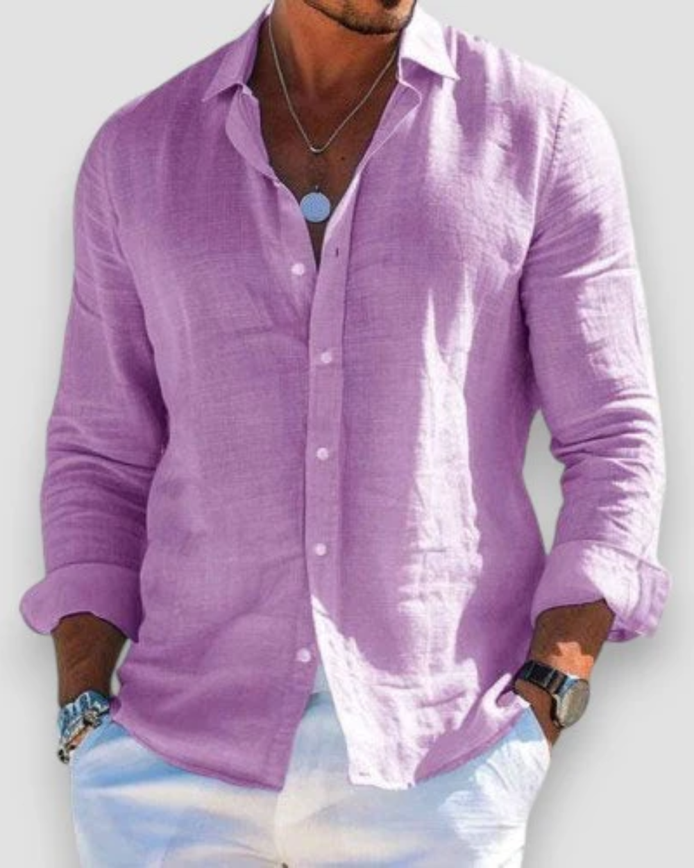 Chemise casual confortable coupe décontractée pour chaque jour homme – Omonville