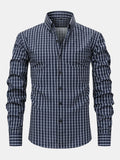 Chemise à carreaux manches longues
