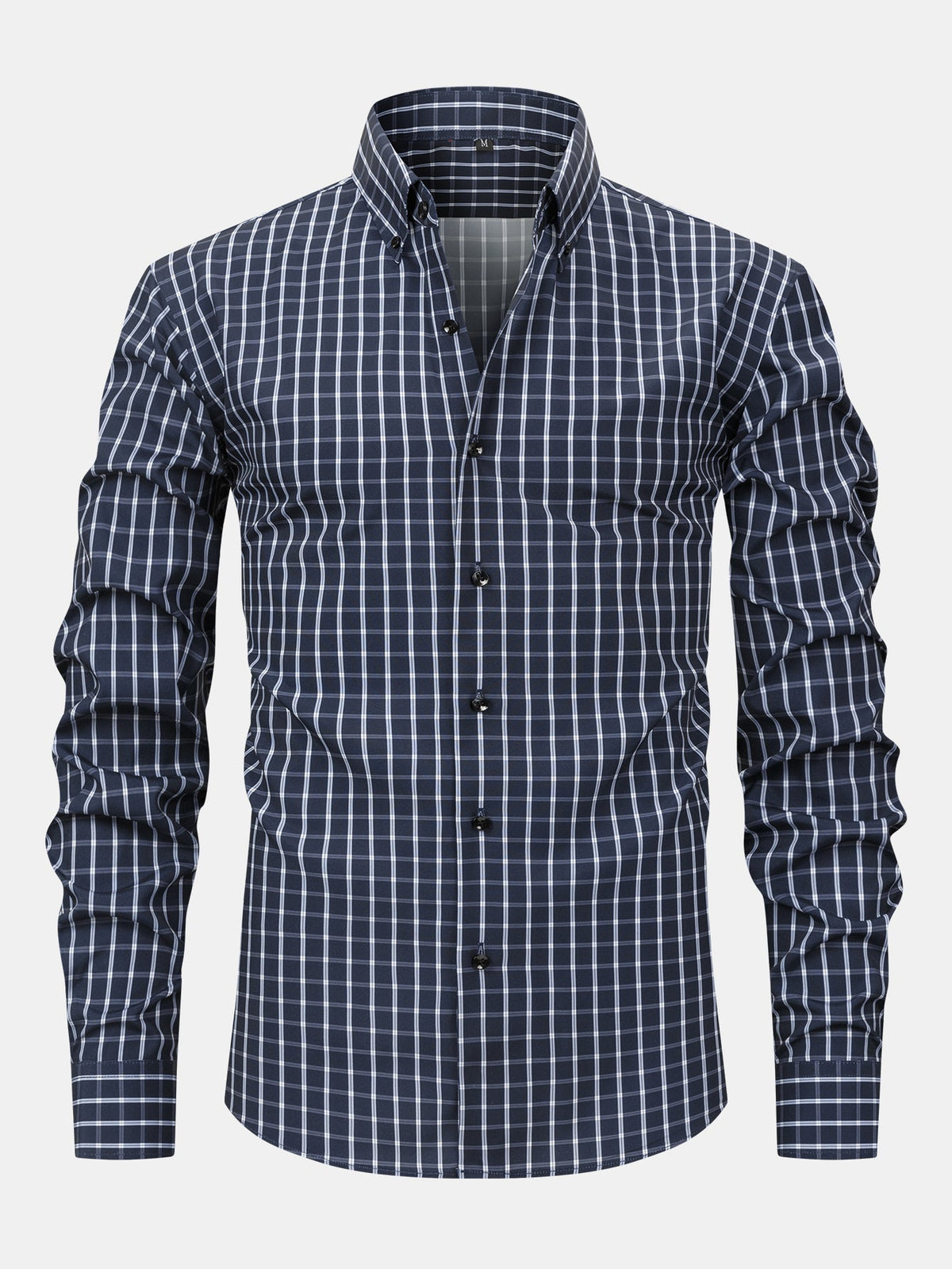 Chemise à carreaux manches longues