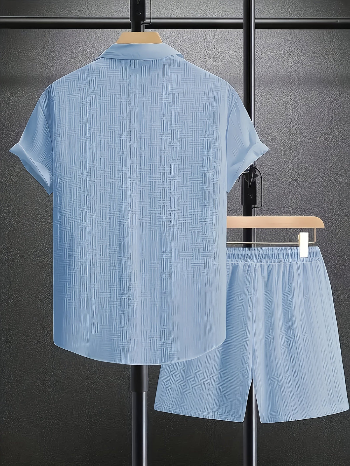 Ensemble d'été chemise col à revers