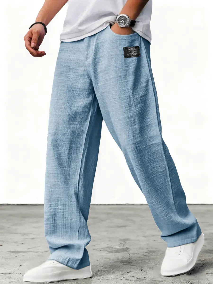 Pantalon fluide à jambe large