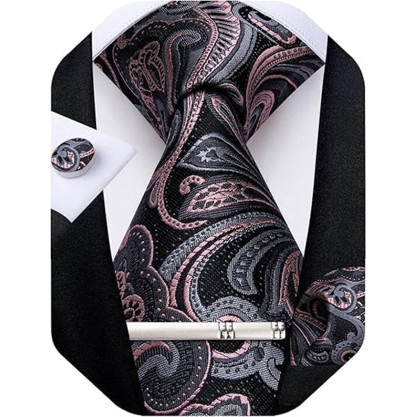 Set de cravates paisley cérémonie au style intemporel homme – Vaison