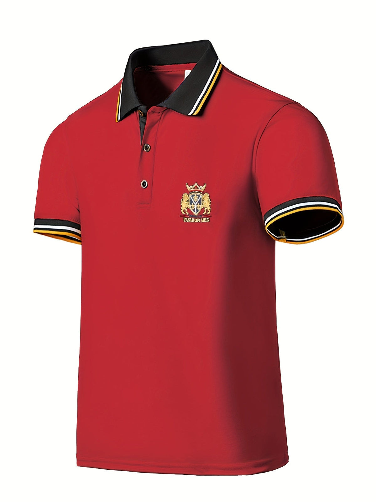 Chemise d'été unie à détails brodés