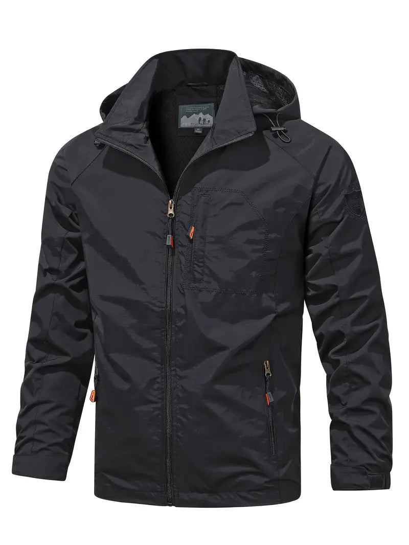 Veste légère zippée à capuche