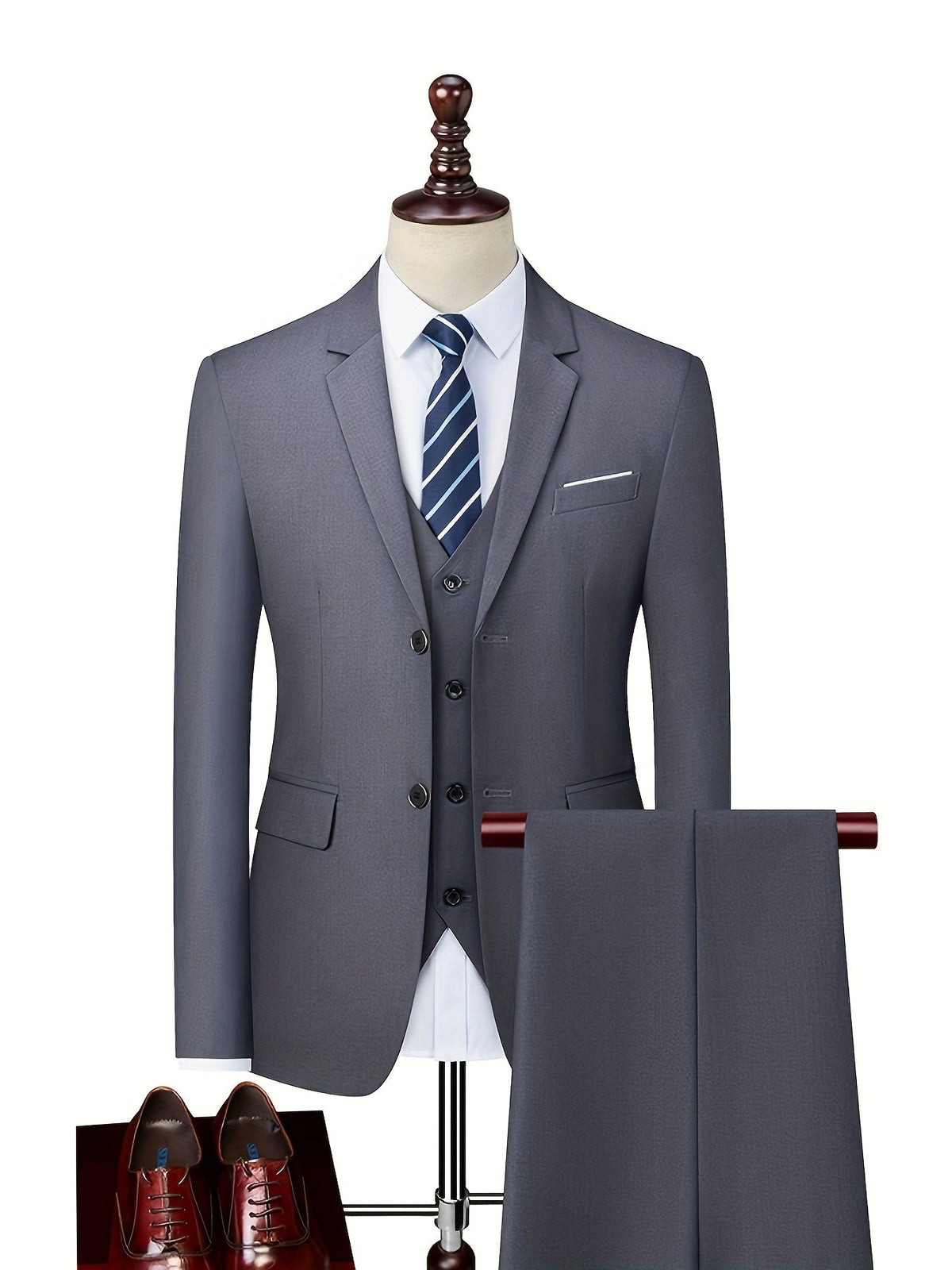 Costume moderne deux pièces pour le travail au style intemporel homme – Rapp