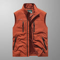 Gilet utilitaire sans manches poches zippées