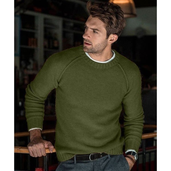 Pull en tricot doux décontracté pour le quotidien homme – Montgenèvre