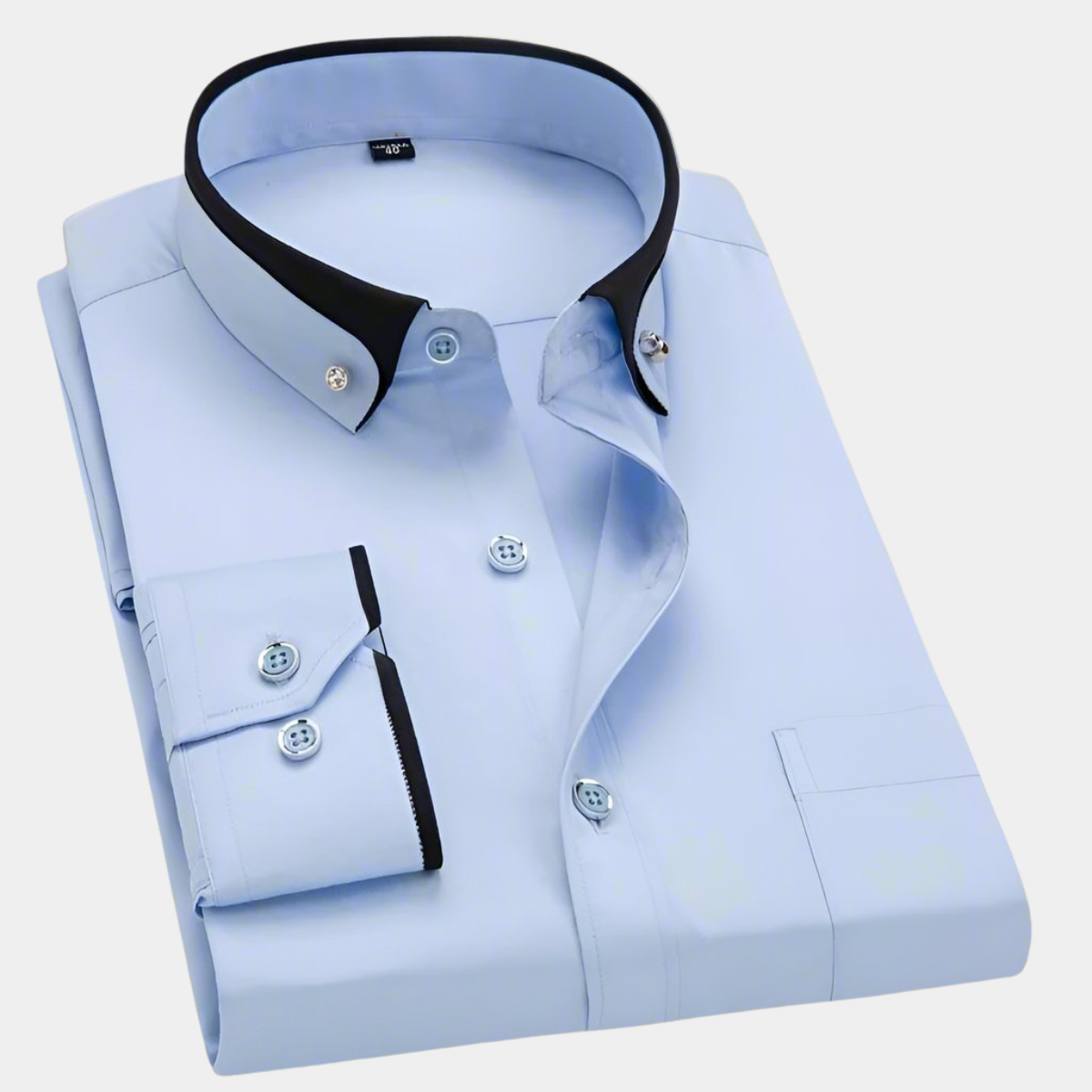 Chemise classique manches longues à la finition soignée homme – Aubagne
