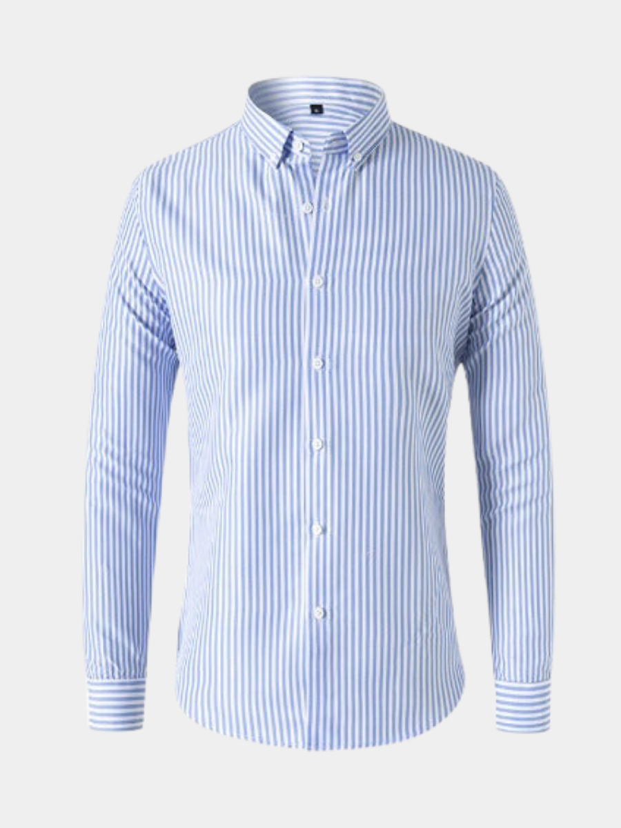 Chemise à rayures affirmées au chic discret au style intemporel homme – Saignon