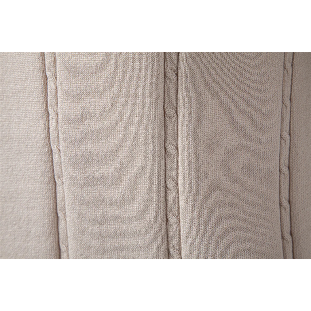 Polo maille texturée à côtes verticales
