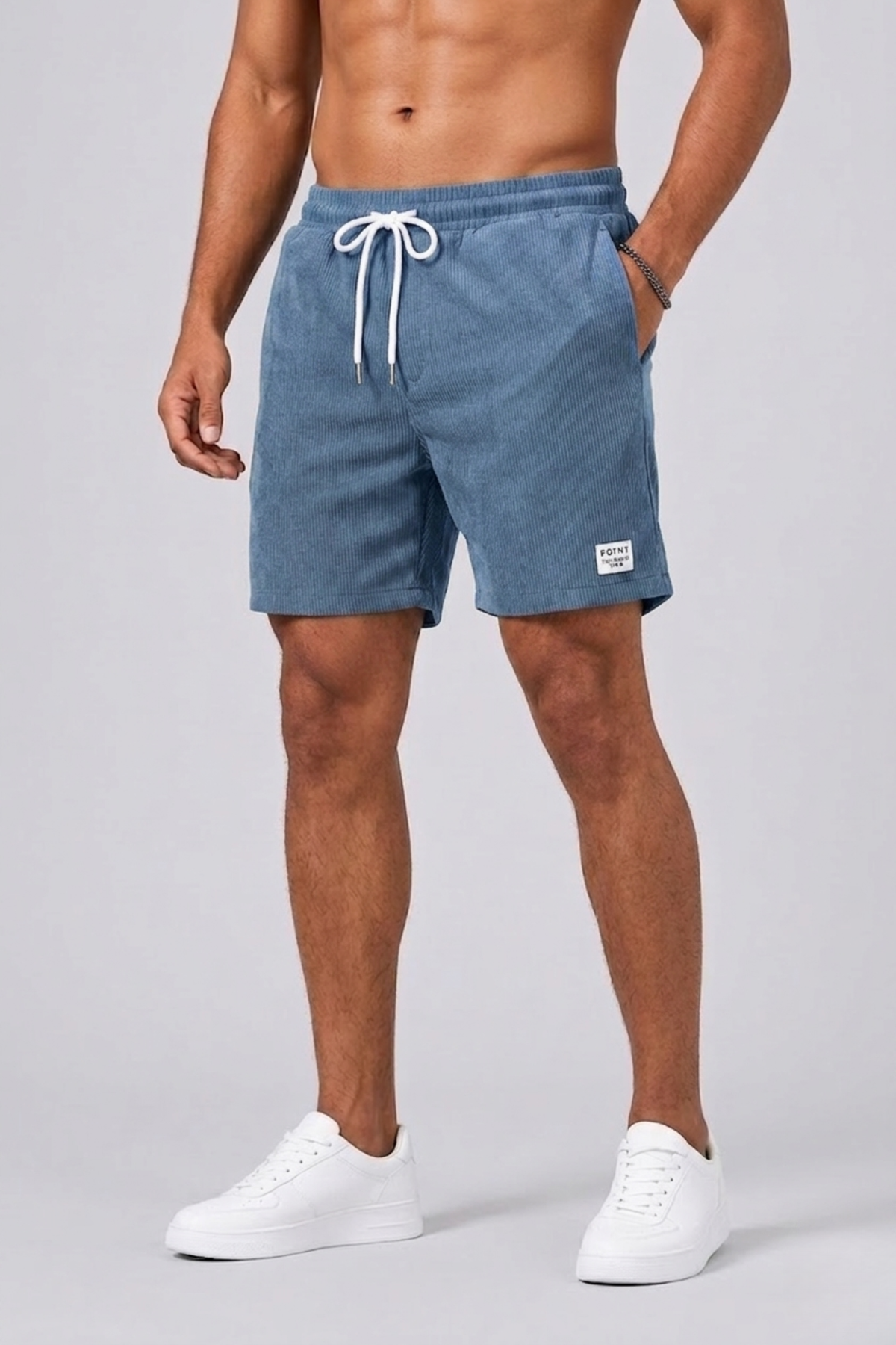 Short de bain texture côtelée plage vacances style chic intemporel homme – Cunault