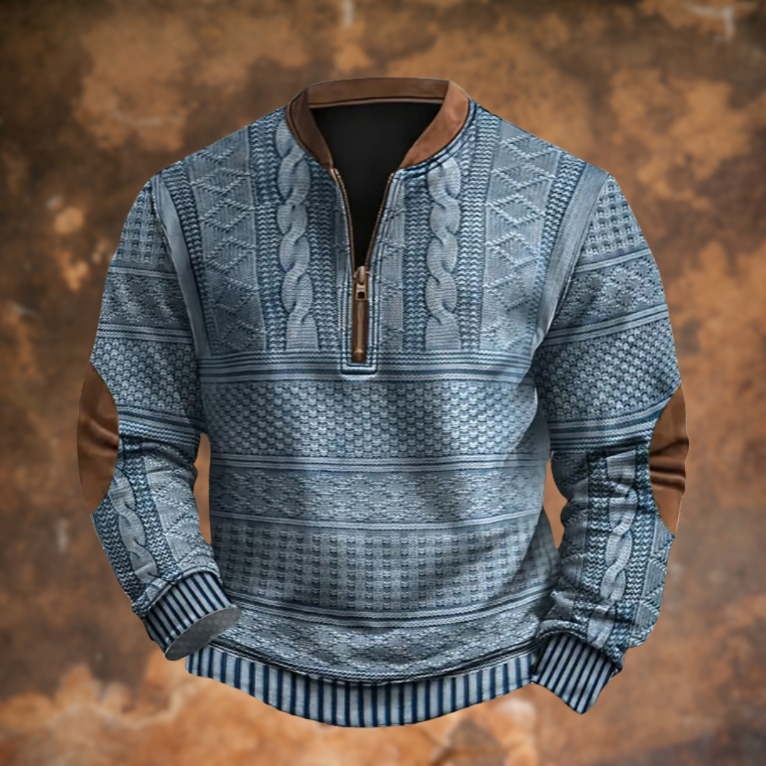 Polo d'automne élégant manches longues au style intemporel homme – Lowendal