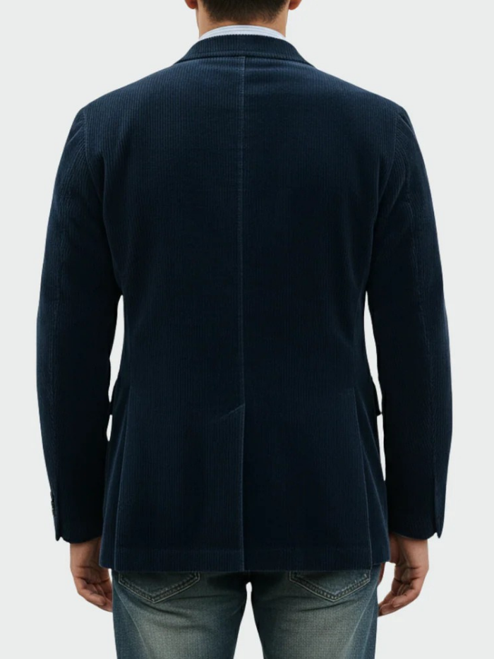 Ensemble blazer et gilet velours côtelé