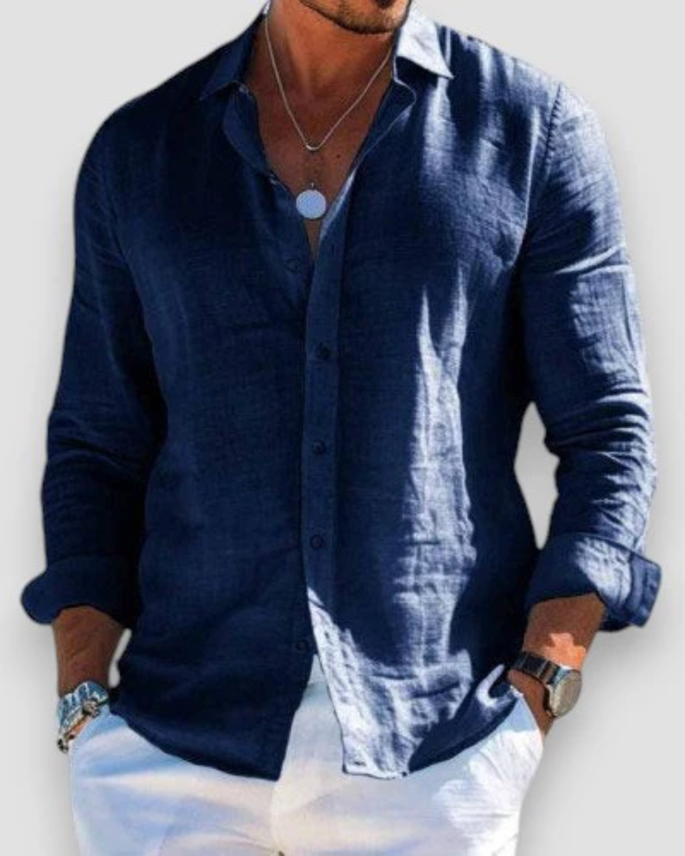 Chemise casual confortable coupe décontractée pour chaque jour homme – Omonville