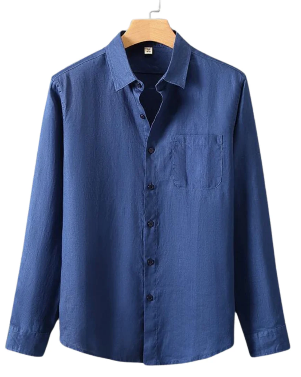 Chemise légère aspect lin décontractée