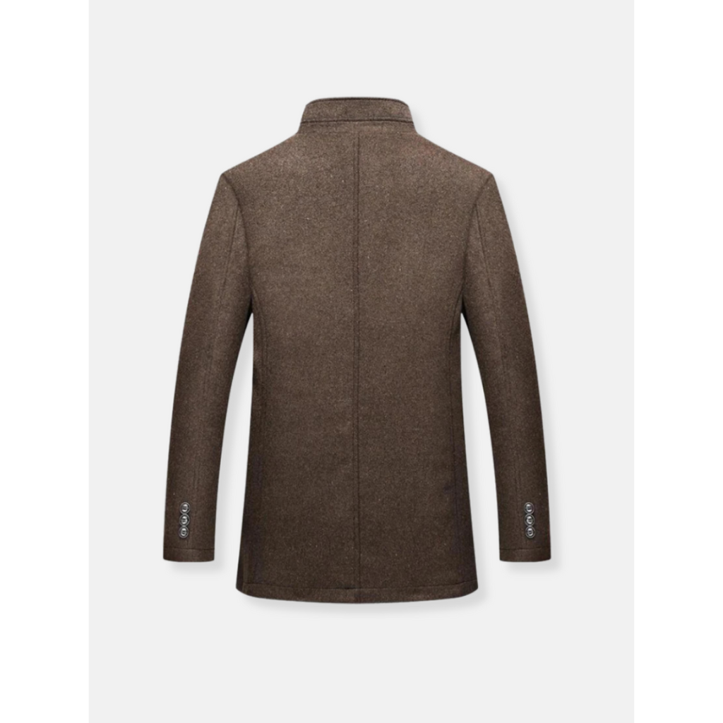 Manteau classique coupe ajustée design épuré hiver homme – Savonnières