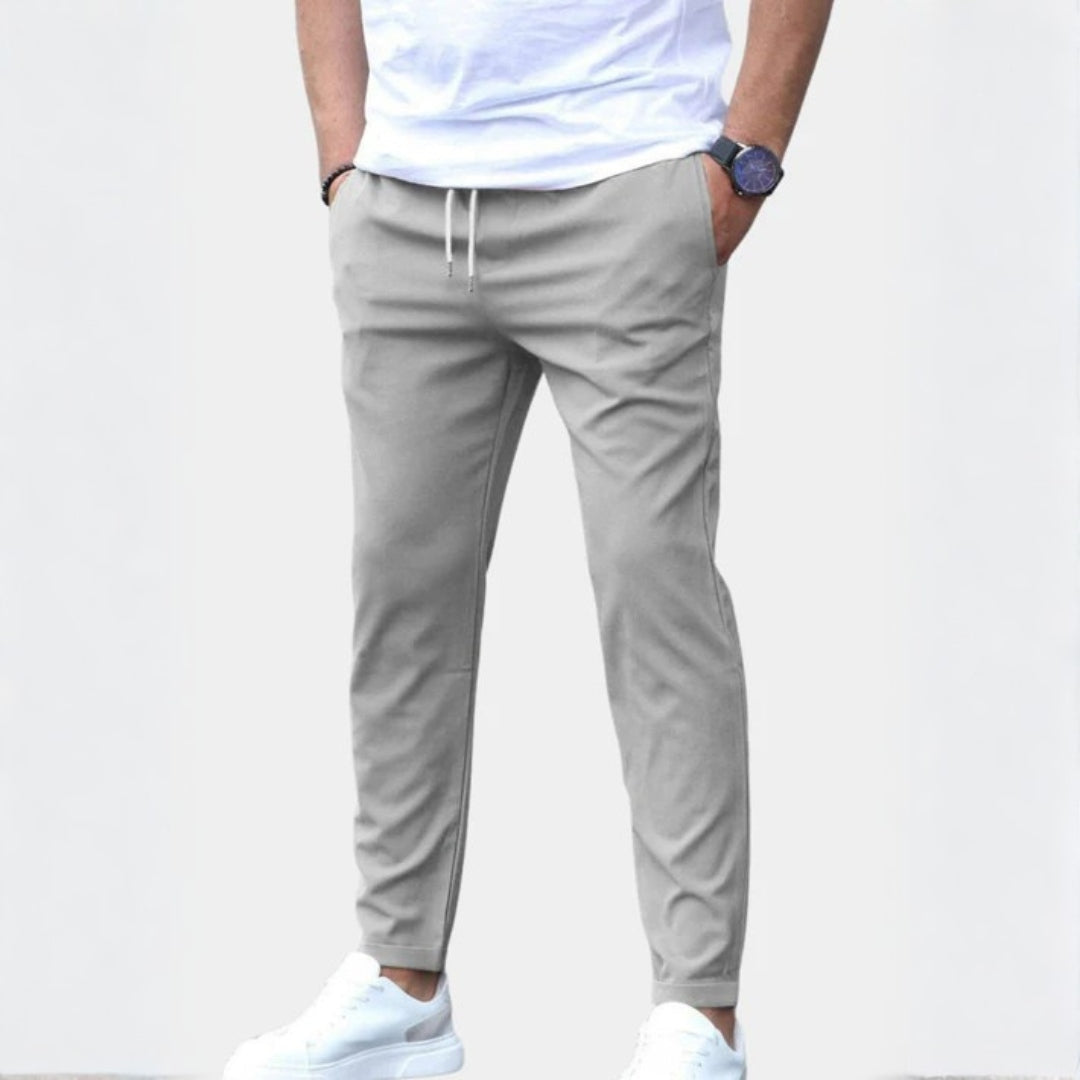 Pantalon extensible coupe ajustée et confort souple pour la ville homme – Barfleur