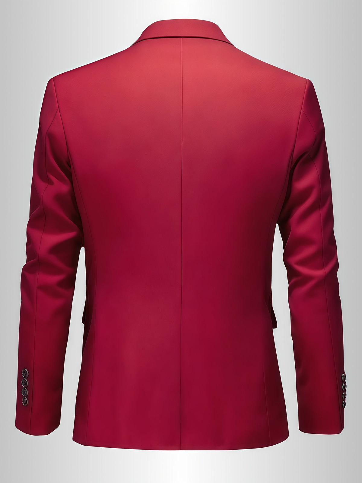 Blazer uni coupe ajustée à col revers