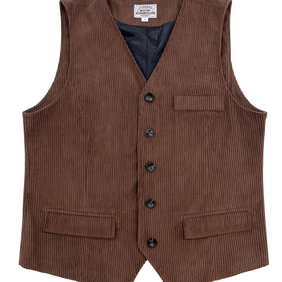 Gilet sans manches boutonné col V
