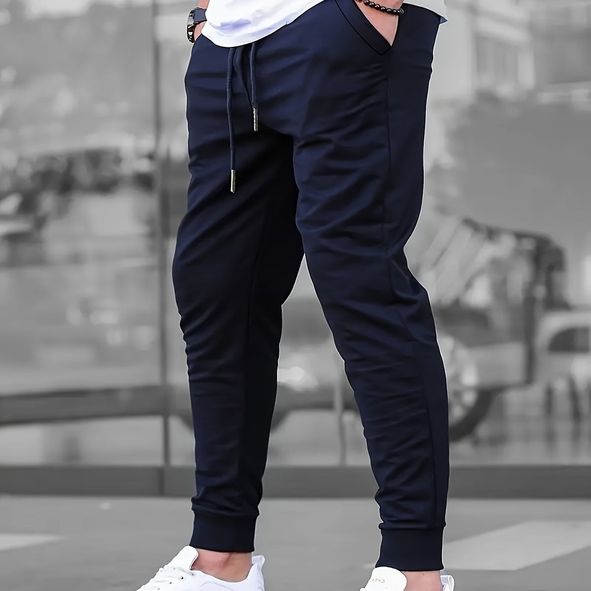 Pantalon de jogging ajusté chevilles resserrées