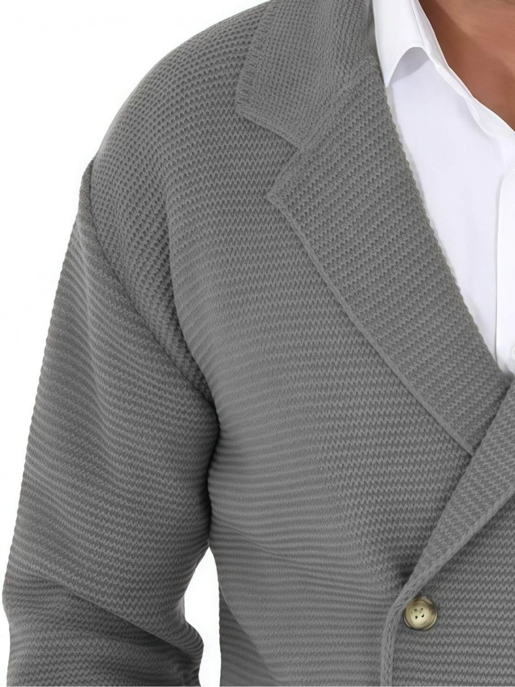 Cardigan aspect lainage forme veste
