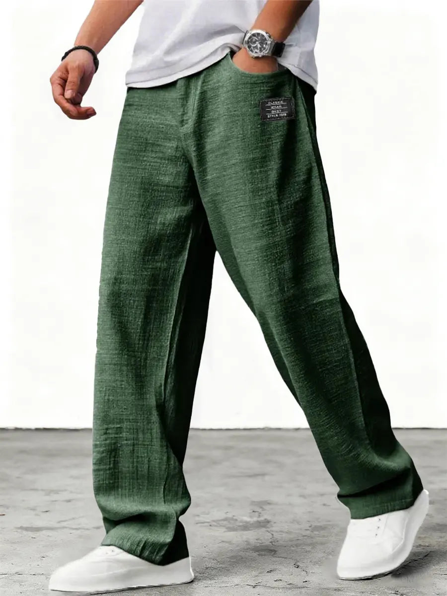 Pantalon fluide à jambe large