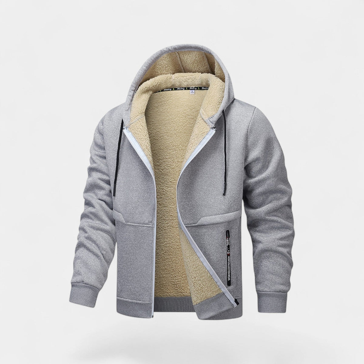 Cardigan en laine d'agneau coupe ample boutonné homme – Apremont