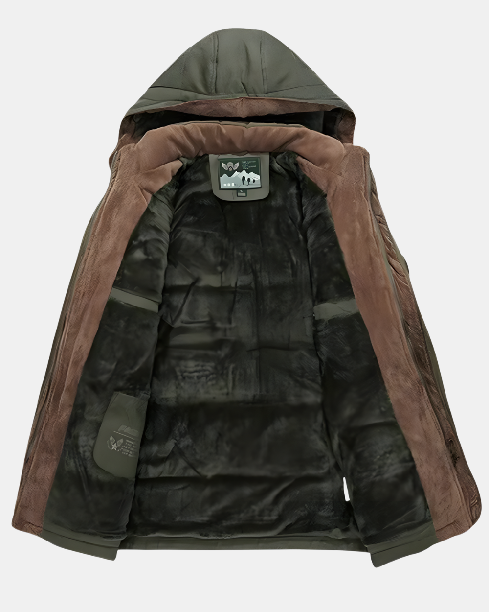 Veste rembourrée zippée coupe ajustée