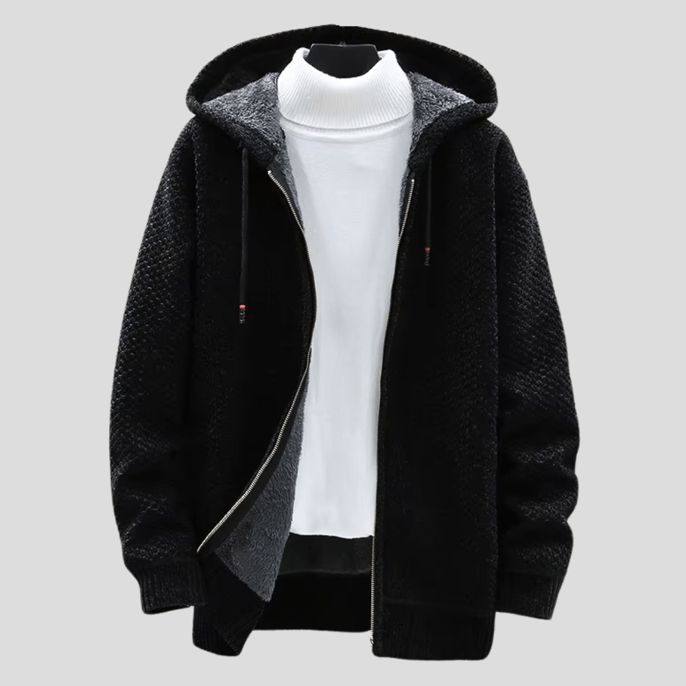 Veste à capuche élégante à la finition soignée homme – Venelles