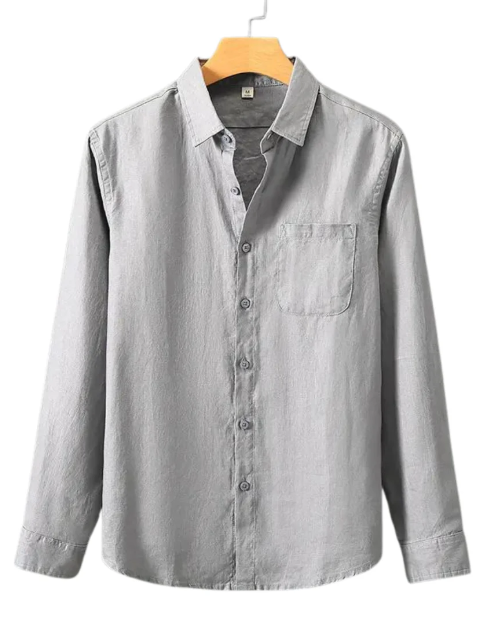 Chemise légère aspect lin décontractée